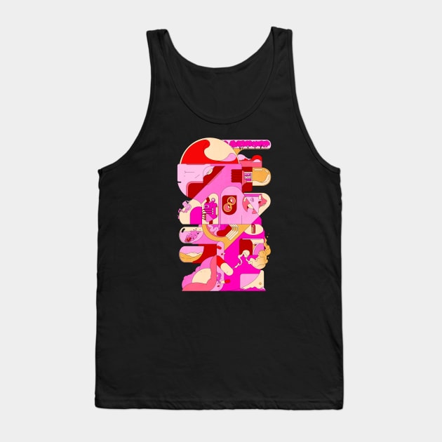 Body Tank Top by goldsuit